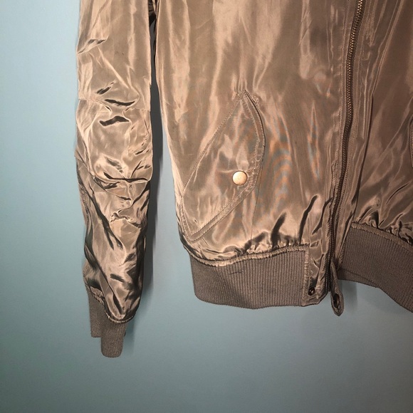 Olive Bomber Jacket - Picture 2 of 4